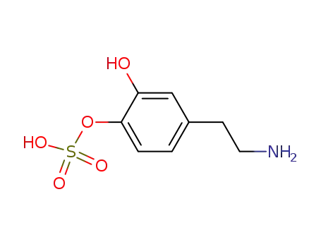 Molecular Structure of 38339-02-5 (dopamine 4-O-sulfate)