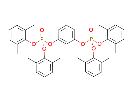 Molecular Structure of 139189-30-3 (Phosphoric acid 1,3-phenylene tetrakis(2,6-dimethylphenyl) ester)