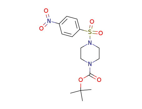 1-Piperazinecarboxylicacid, 4-[(4-nitrophenyl)sulfonyl]-, 1,1-dimethylethyl ester