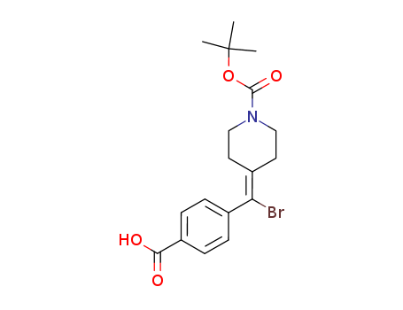 4-[bromo-(4-carboxyphenyl)methylene]-piperidine-1-carboxylic acid tert-butyl ester
