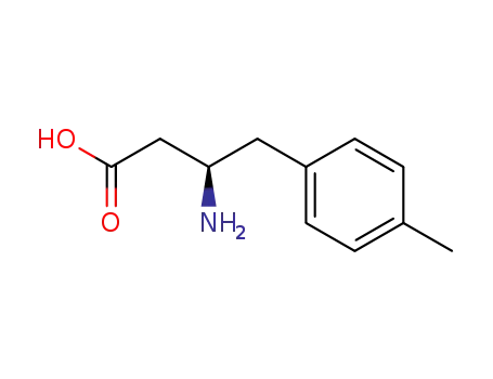 Molecular Structure of 270062-95-8 ((S)-3-AMINO-4-(4-METHYLPHENYL)BUTANOIC ACID HYDROCHLORIDE)