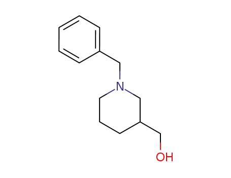 Molecular Structure of 85387-44-6 (1-BENZYL-3-HYDROXYMETHYLPIPERIDINE)