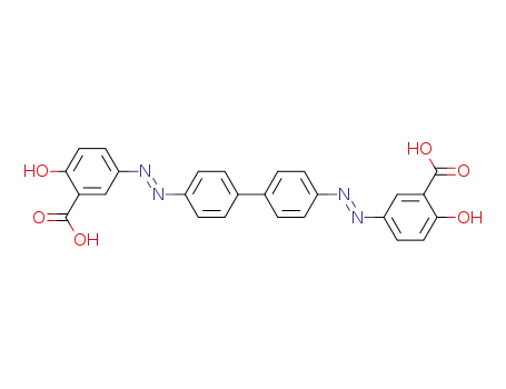 Benzoic acid,3,3'-[[1,1'-biphenyl]-4,4'-diylbis(azo)]bis[6-hydroxy- (9CI)