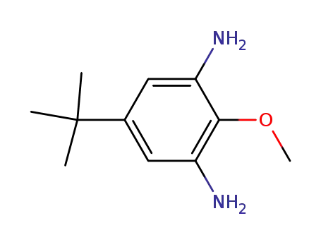 Molecular Structure of 473269-70-4 (4-tert-Butyl-2,6-diaminoanisole)