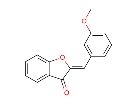 Molecular Structure of 112980-32-2 (3(2H)-Benzofuranone, 2-[(3-methoxyphenyl)methylene]-, (Z)-)