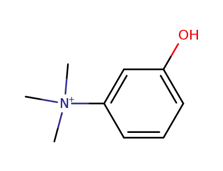 Molecular Structure of 3483-84-9 (3-hydroxyphenyltrimethylammonium)