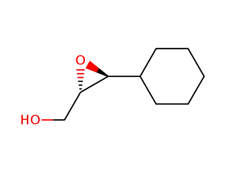 Molecular Structure of 115362-12-4 ((-)-(2S,3S)-2,3-Epoxy-3-cyclohexyl-1-propanol)