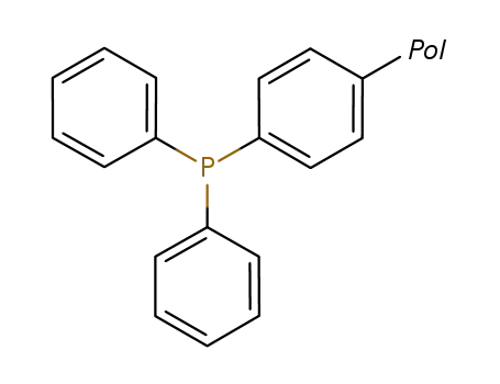 Molecular Structure of 39319-11-4 (TRIPHENYLPHOSPHINE RESIN)