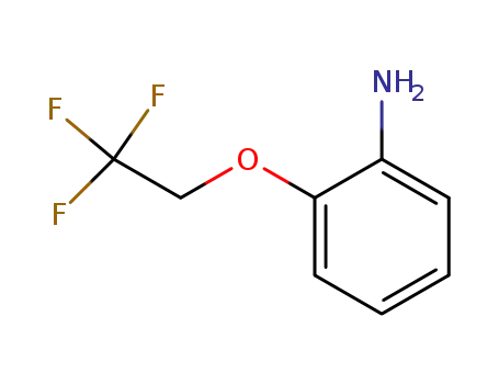Molecular Structure of 57946-60-8 (2-(2,2,2-TRIFLUOROETHOXY)ANILINE)