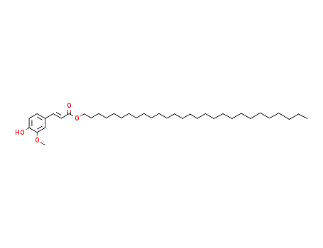 Molecular Structure of 101959-37-9 (Octacosyl (E)-ferulate)
