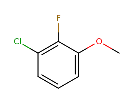 Molecular Structure of 261762-56-5 (3-Chloro-2-fluoroanisole)