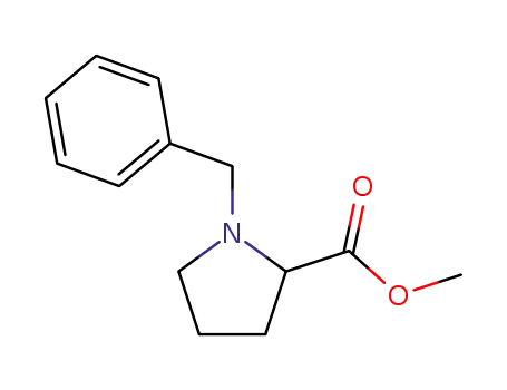 Molecular Structure of 201406-78-2 (Proline, 1-(phenylmethyl)-, methyl ester)