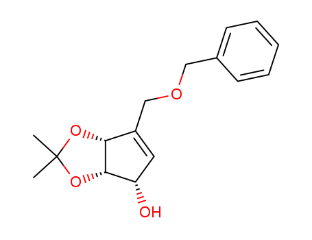 (3aS,6aR)-6-(benzyloxymethyl)-2,2-dimethyl-4,6a-dihydro-3aH-cyclopenta[d][1,3]dioxol-4-ol