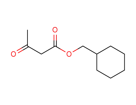 Molecular Structure of 100303-76-2 (Butanoic acid, 3-oxo-, cyclohexylmethyl ester)