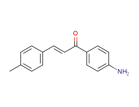 Molecular Structure of 569646-61-3 ((2E)-1-(4-aminophenyl)-3-(4-methylphenyl)prop-2-en-1-one)