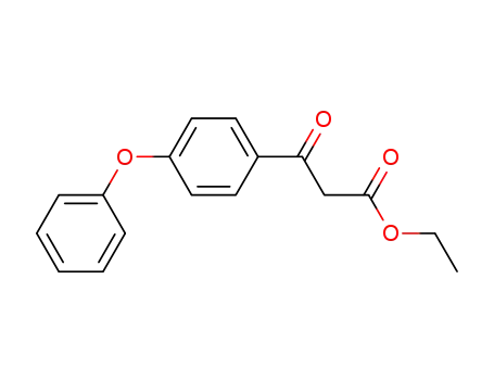 Molecular Structure of 59447-12-0 (3-OXO-3-(4-PHENOXY-PHENYL)-PROPIONIC ACID ETHYL ESTER)