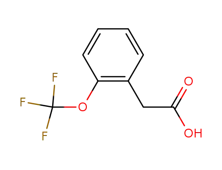 Molecular Structure of 220239-67-8 (2-(Trifluoromethoxy)phenylacetic acid)