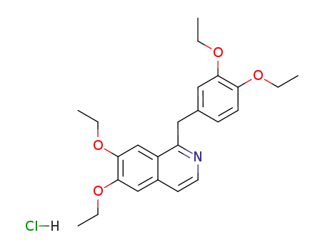 Molecular Structure of 985-13-7 (ethaverine hydrochloride)