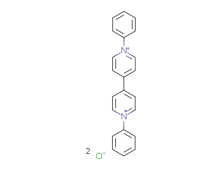 Molecular Structure of 47369-00-6 (1,1'-DIPHENYL-4,4'-BIPYRIDINIUM DICHLORIDE)