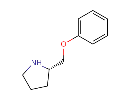 Molecular Structure of 174213-76-4 ((S)-2-(phenoxymethyl)pyrrolidine)