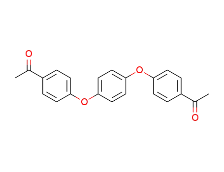 Molecular Structure of 24319-76-4 (Ethanone, 1,1'-[1,4-phenylenebis(oxy-4,1-phenylene)]bis-)