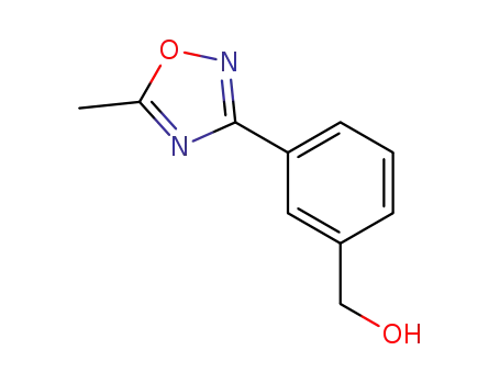 Molecular Structure of 852180-70-2 ([3-(5-METHYL-1,2,4-OXADIAZOL-3-YL)PHENYL]METHANOL)