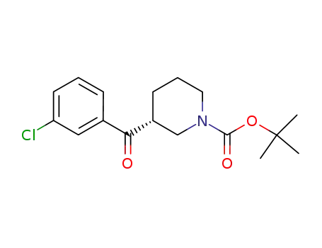 (R)-tert-butyl 3-(3-chlorobenzoyl)piperidine-1-carboxylate