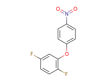 Molecular Structure of 1414356-66-3 (1,4-difluoro-2-(4-nitrophenoxy)benzene)