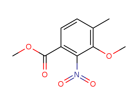 Benzoicacid, 3-methoxy-4-methyl-2-nitro-, methyl ester