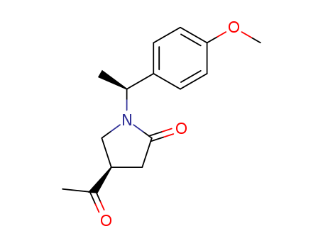 (R)-4-acetyl-1-[(S)-1-(4-methoxyphenyl)-ethyl]-pyrrolidine-2-one