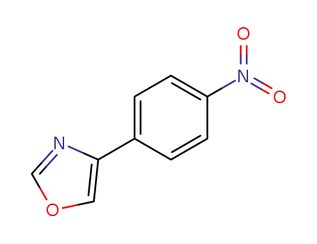 Molecular Structure of 13382-61-1 (4-(4-Nitrophenyl)-1,3-oxazole)
