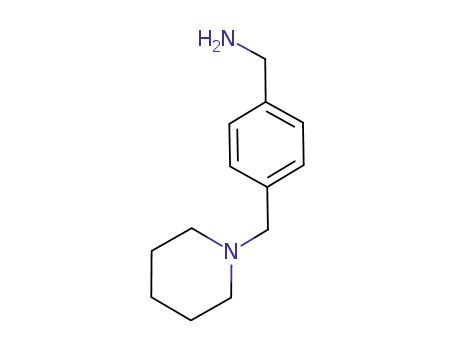 Molecular Structure of 91271-81-7 ([4-(PIPERIDINOMETHYL)PHENYL]METHYLAMINE)