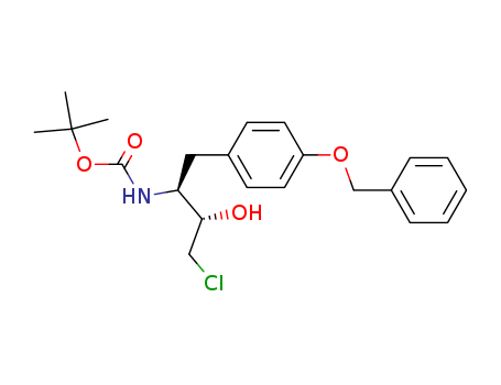 tert-butyl (2S,3S)-1-(4-(benzyloxy)phenyl)-4-chloro-3-hydroxybutan-2-ylcarbamate