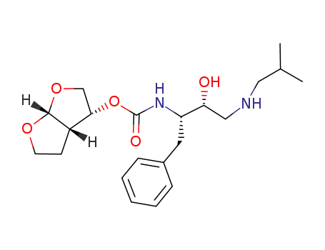 [(1S,2R)-2-hydroxy-3-[(2-methylpropyl)amino]-1-(phenylmethyl)propyl]carbamic acid (3R,3aS,6aR)-hexahydrofuro[2,3-b]furan-3-yl ester