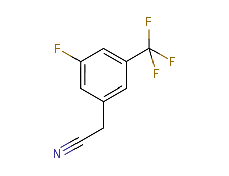 Molecular Structure of 239087-12-8 (Benzeneacetonitrile,3-fluoro-5-(trifluoromethyl)-)