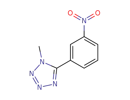 Molecular Structure of 69746-32-3 (1H-Tetrazole,1-methyl-5-(3-nitrophenyl)-)