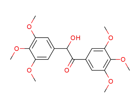 Molecular Structure of 7467-90-5 (3,3'',4,4'',5,5''-Hexamethoxybenzoin)