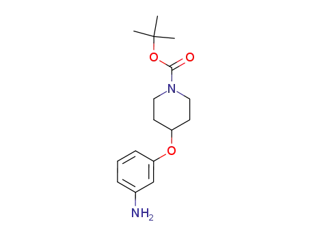 Molecular Structure of 790667-68-4 (1-BOC-4-(3-AMINOPHENOXY)PIPERIDINE)