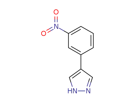 Molecular Structure of 1190222-97-9 (4-(3-nitrophenyl)-1H-pyrazole)