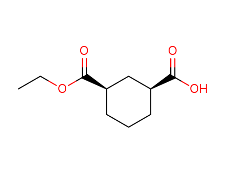 1,3-Cyclohexanedicarboxylic acid, monoethyl ester, (1R,3S)-