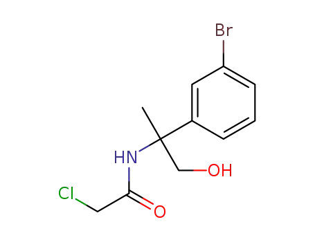 rac-N-[1-(3-bromophenyl)-2-hydroxy-1-methylethyl]-2-chloroacetamide
