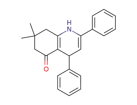 Molecular Structure of 130716-55-1 (5(1H)-Quinolinone, 4,6,7,8-tetrahydro-7,7-dimethyl-2,4-diphenyl-)