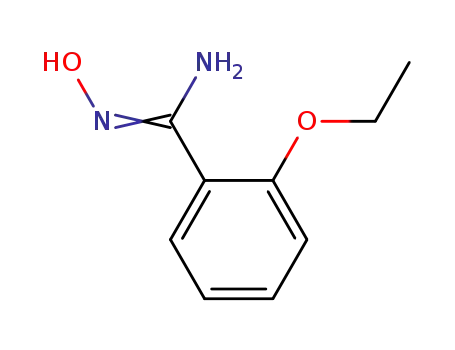 Molecular Structure of 879-57-2 (2-ETHOXY-N-HYDROXY-BENZAMIDINE)