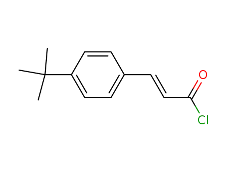Molecular Structure of 78974-03-5 (2-Propenoyl chloride, 3-[4-(1,1-dimethylethyl)phenyl]-)