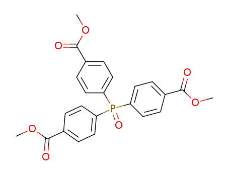 Molecular Structure of 809-44-9 (Benzoic acid, 4,4',4''-phosphinylidynetris-, trimethyl ester)