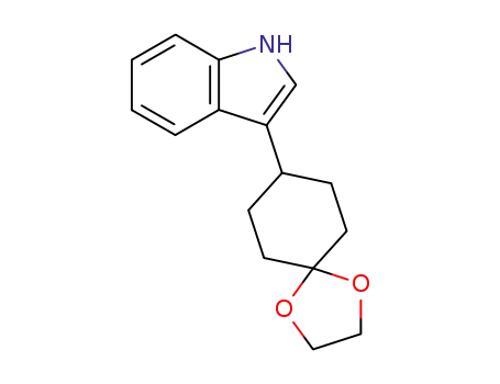 Molecular Structure of 127561-32-4 (1H-Indole, 3-(1,4-dioxaspiro[4.5]dec-8-yl)-)