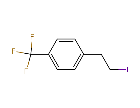 Molecular Structure of 178685-14-8 (Benzene, 1-(2-iodoethyl)-4-(trifluoromethyl)-)