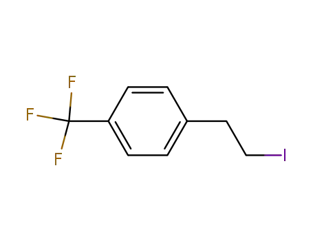 Molecular Structure of 178685-14-8 (Benzene, 1-(2-iodoethyl)-4-(trifluoromethyl)-)