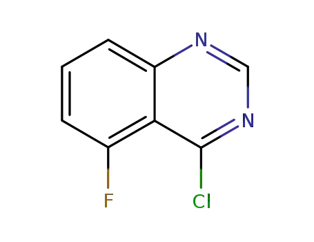 Molecular Structure of 16499-60-8 (4-CHLORO-5-FLUOROQUINAZOLINE)