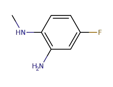 Molecular Structure of 401567-10-0 (4-Fluoro-n1-methylbenzene-1,2-diamine)